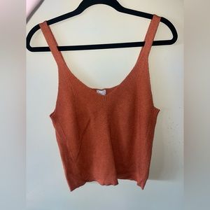 A new day cropped tank top